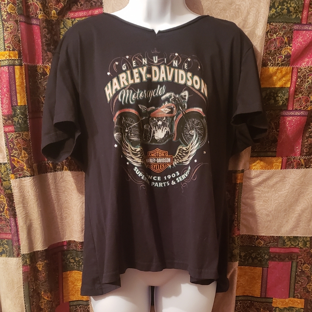 Harley-Davidson Black Short Sleeve Tee
